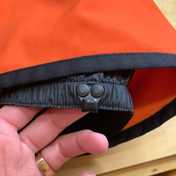 LOLE Orange Soft Shell Fleece Lined Snow Pants Size M - Picture 10 of 16